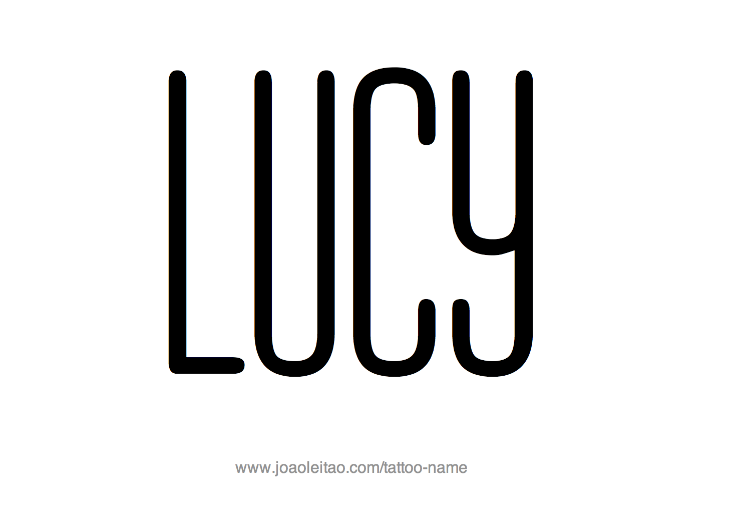 lucy-name-tattoo-designs